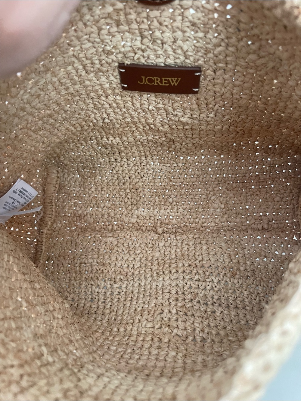 J. Crew Berkeley Small Handknotted Shoulder Bag in Raffia - Picture 8 of 16